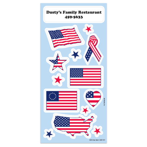 Promotional Patriotic Stickers