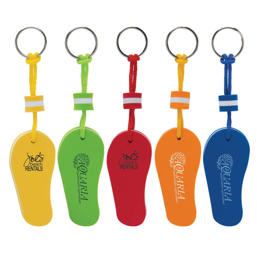 Promotional Floating Flip Flop Keytag