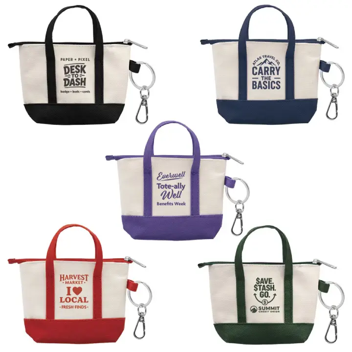 Mini Tote Keytag Promotional Mini Tote Keytag