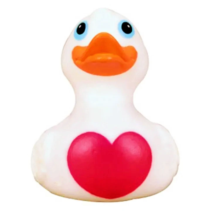 Promotional Rubber Big Heart Duck