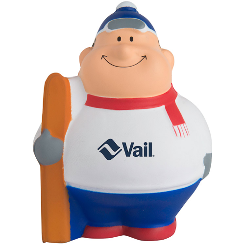 Promotional Skier Bert Stress Ball