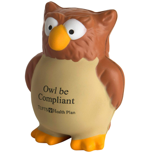 Promotional Owl Stress Ball Reliever