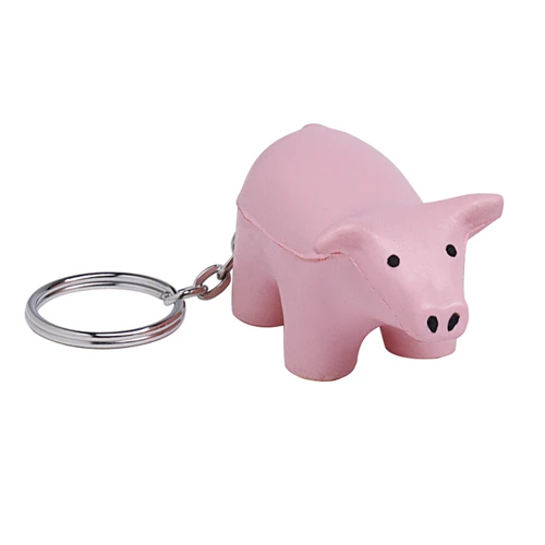Promotional Pig Squeezie Keyring