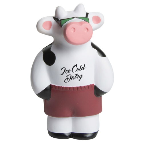 Promotional Cool Beach Cow Stress Ball