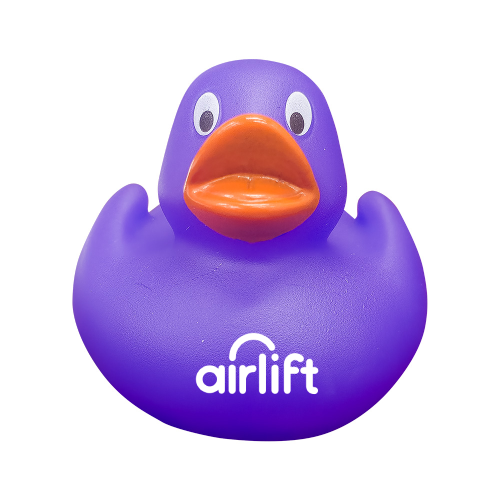 Promotional Purple Rubber Duck