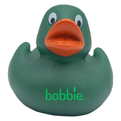 Promotional Dark Green Rubber Duck