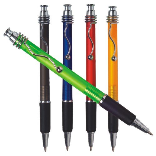 Promotional Sassy Pen with matching grip and clip