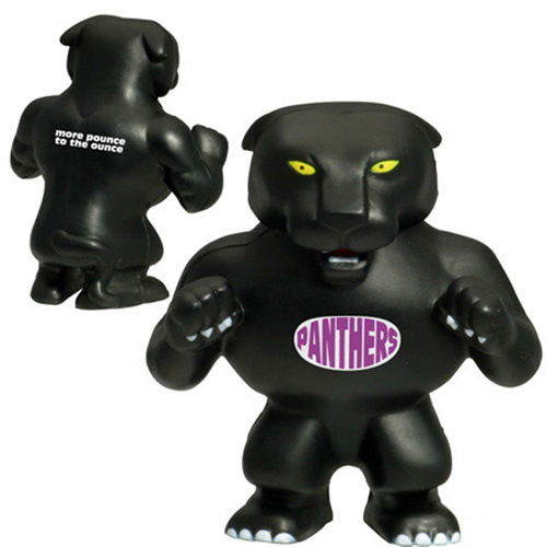 Promotional Panther Mascot Stress Ball