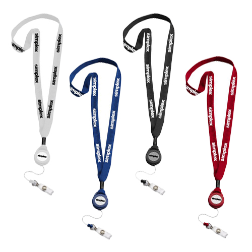 5/8 New Polyester Shoelace Lanyard w/ Retractable Badge Reel
